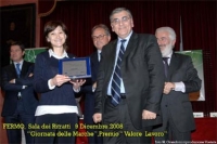 Ancient Pasta rewarded by Value Work - Day of the Marches 2008 - Fermo