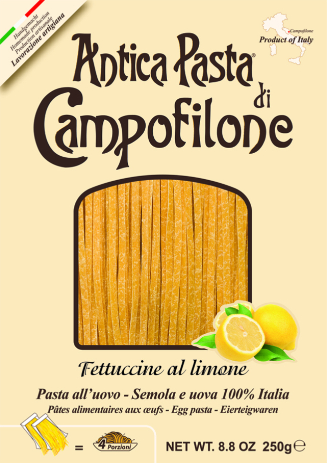 Fettuccine with lemon