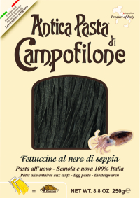 Fettuccine al nero di seppia